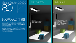 レンダリングガンマ補正機能 (3)
